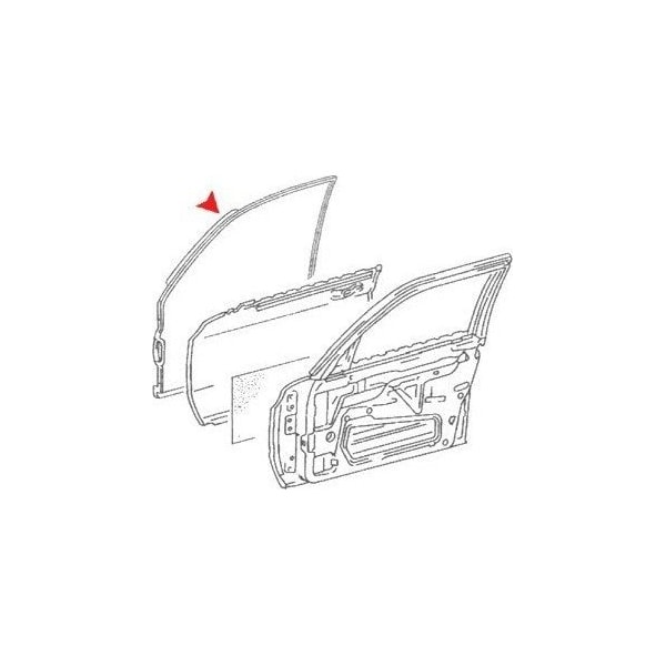 M-Benz W126 81-91 Door Seal,1267200178